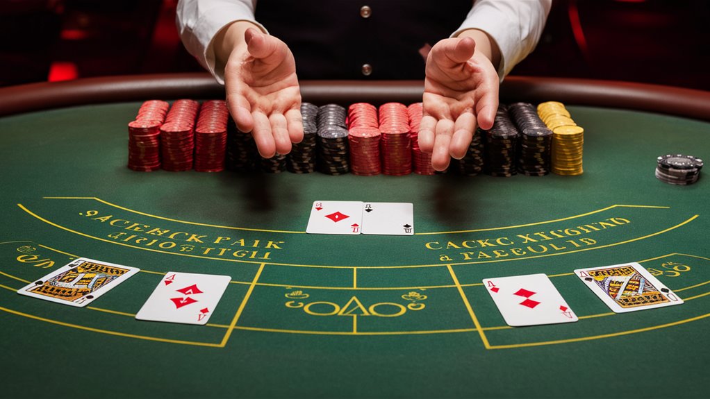 blackjack card playing options
