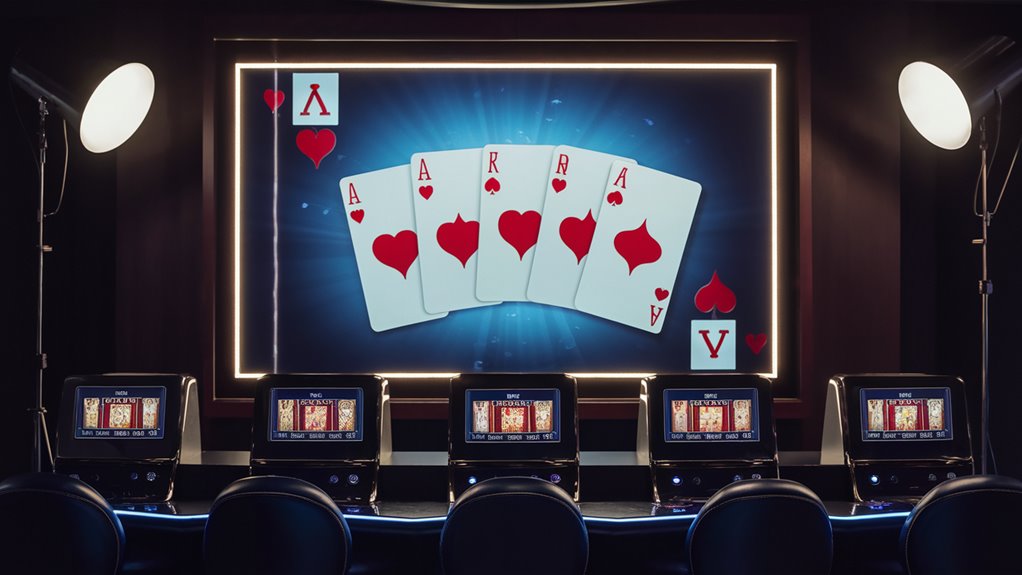 electronic card gambling game