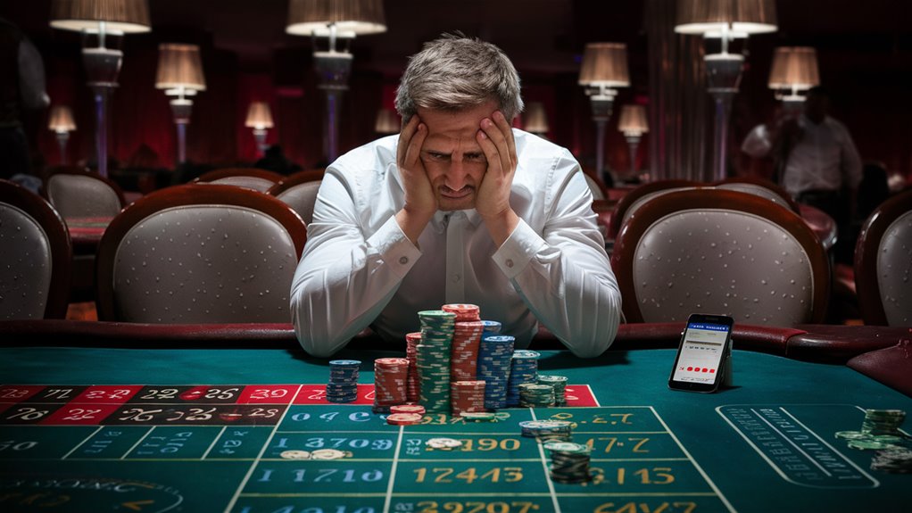 gambling away more money