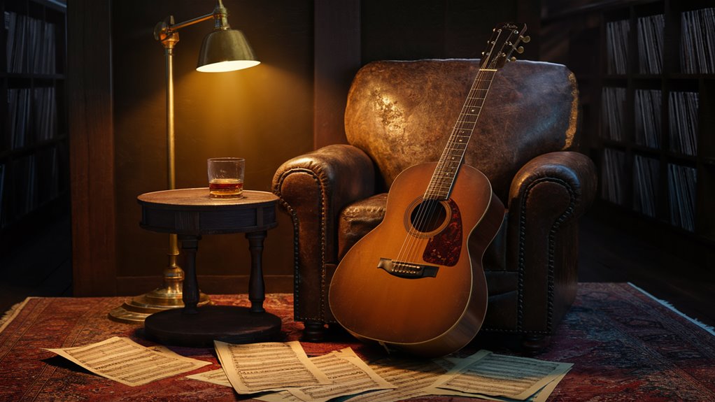 intimate nighttime musical performance