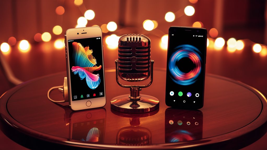 no cost singing mobile apps