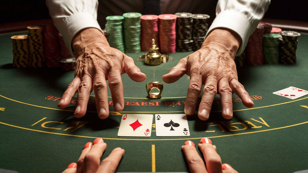 track blackjack card values